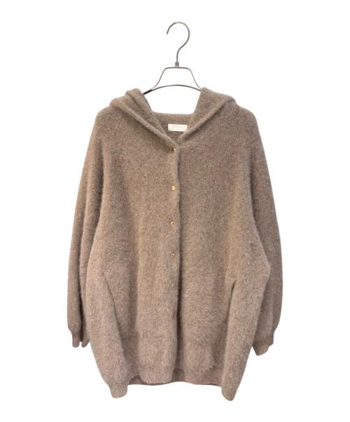 BALLSEY（ボールジィ）BALLSEY (ボールジィ) フォックスヤク フーディーカーディガン ブラウン サイズ:Ｓの古着・服飾アイテム
