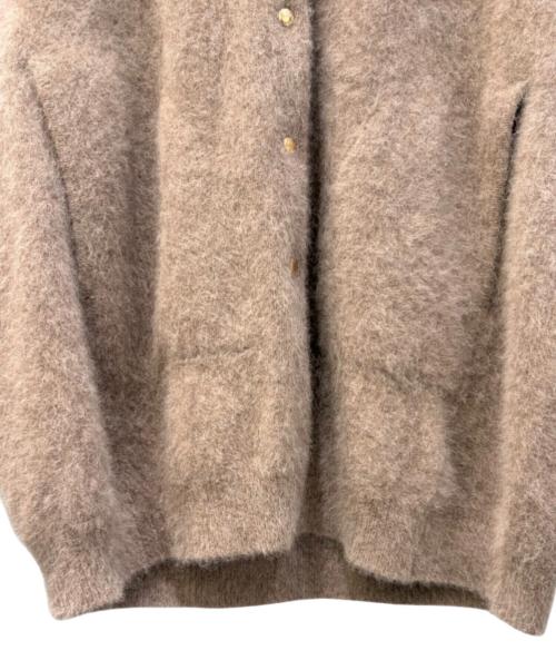 BALLSEY（ボールジィ）BALLSEY (ボールジィ) フォックスヤク フーディーカーディガン ブラウン サイズ:Ｓの古着・服飾アイテム