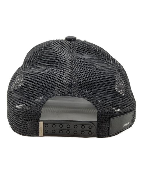 AMIRI（アミリ）AMIRI (アミリ) BANDANA REPAIR TRUCKER HAT CAP/バンダナ リペア トラッカー ハット キャップ ブラックの古着・服飾アイテム