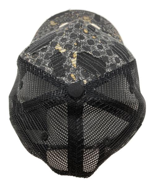 AMIRI（アミリ）AMIRI (アミリ) BANDANA REPAIR TRUCKER HAT CAP/バンダナ リペア トラッカー ハット キャップ ブラックの古着・服飾アイテム