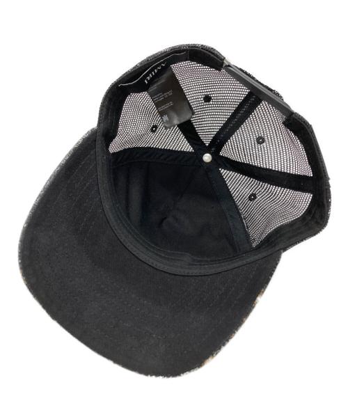 AMIRI（アミリ）AMIRI (アミリ) BANDANA REPAIR TRUCKER HAT CAP/バンダナ リペア トラッカー ハット キャップ ブラックの古着・服飾アイテム