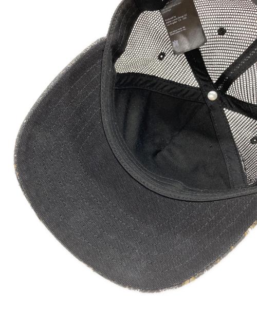 AMIRI（アミリ）AMIRI (アミリ) BANDANA REPAIR TRUCKER HAT CAP/バンダナ リペア トラッカー ハット キャップ ブラックの古着・服飾アイテム