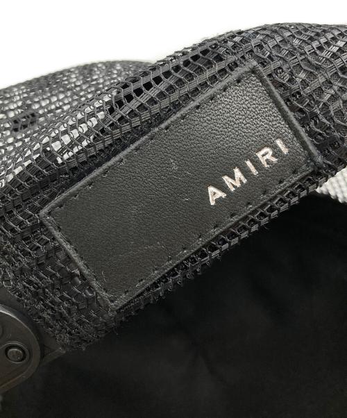 AMIRI（アミリ）AMIRI (アミリ) BANDANA REPAIR TRUCKER HAT CAP/バンダナ リペア トラッカー ハット キャップ ブラックの古着・服飾アイテム