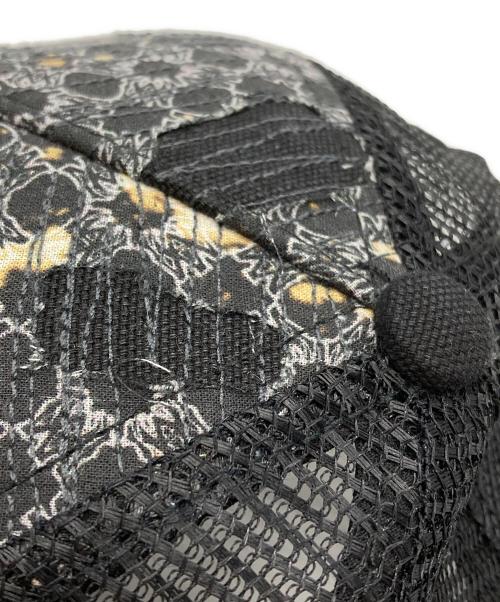 AMIRI（アミリ）AMIRI (アミリ) BANDANA REPAIR TRUCKER HAT CAP/バンダナ リペア トラッカー ハット キャップ ブラックの古着・服飾アイテム