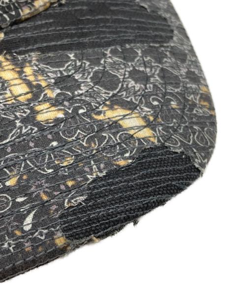 AMIRI（アミリ）AMIRI (アミリ) BANDANA REPAIR TRUCKER HAT CAP/バンダナ リペア トラッカー ハット キャップ ブラックの古着・服飾アイテム