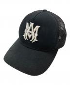 AMIRIアミリ）の古着「MA LOGO TRUCKER HAT/MAロゴ入りトラッカーハット MAロゴ入りトラッカーハット」｜ブラック