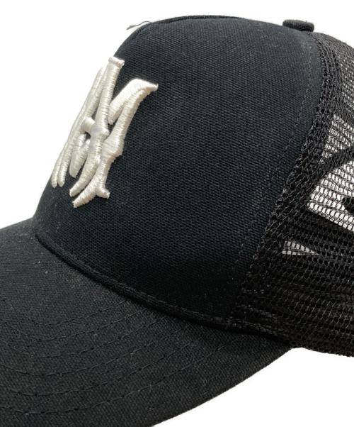 AMIRI（アミリ）AMIRI (アミリ) MA LOGO TRUCKER HAT/MAロゴ入りトラッカーハット MAロゴ入りトラッカーハット ブラックの古着・服飾アイテム