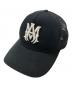 AMIRI（アミリ）の古着「MA LOGO TRUCKER HAT/MAロゴ入りトラッカーハット MAロゴ入りトラッカーハット」｜ブラック