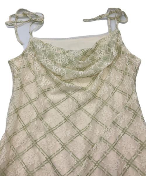 Lily Brown（リリーブラウン）Lily Brown (リリーブラウン) ドレープキャミワンピース　26SS　LWFO262009 アイボリー サイズ:1の古着・服飾アイテム