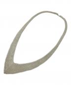 TIFFANY & Co.ティファニー）の古着「メッシュスカーフネックレス」｜シルバー