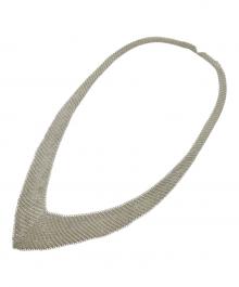 TIFFANY & Co.（ティファニー）の古着「メッシュスカーフネックレス」｜シルバー