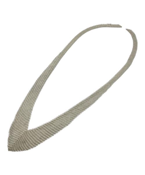 TIFFANY & Co.（ティファニー）TIFFANY & Co. (ティファニー) メッシュスカーフネックレス シルバーの古着・服飾アイテム