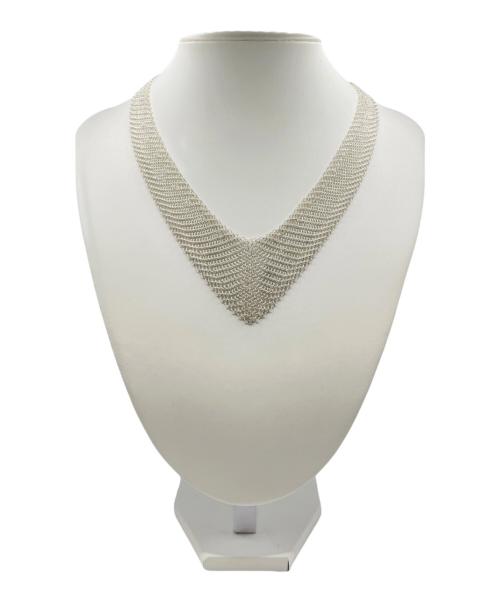 TIFFANY & Co.（ティファニー）TIFFANY & Co. (ティファニー) メッシュスカーフネックレス シルバーの古着・服飾アイテム