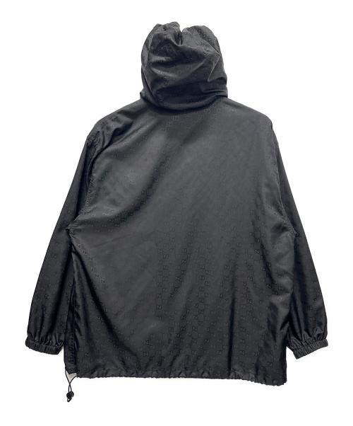 GUCCI（グッチ）GUCCI (グッチ) パッカブル アノラックパーカー ブラック サイズ:46の古着・服飾アイテム