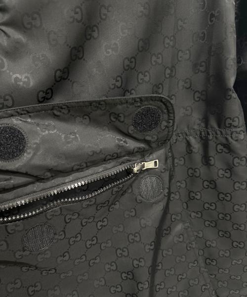 GUCCI（グッチ）GUCCI (グッチ) パッカブル アノラックパーカー ブラック サイズ:46の古着・服飾アイテム