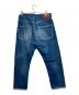 FUNSET OF ART (ファンセットオブアート) セルビッチデニムパンツ インディゴ サイズ:L：5000円