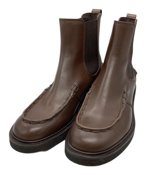 TOD'S（トッズ）TOD'S (トッズ) Uチップサイドゴアブーツ ブラウン サイズ:81/2の古着・服飾アイテム