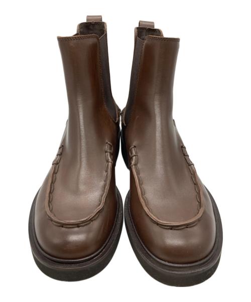 TOD'S（トッズ）TOD'S (トッズ) Uチップサイドゴアブーツ ブラウン サイズ:81/2の古着・服飾アイテム