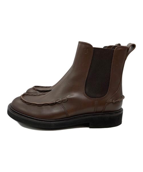 TOD'S（トッズ）TOD'S (トッズ) Uチップサイドゴアブーツ ブラウン サイズ:81/2の古着・服飾アイテム