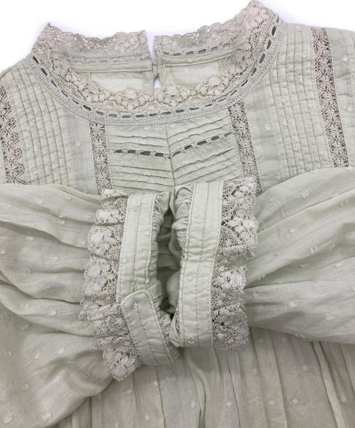 SLOBE IENA（スローブ イエナ）SLOBE IENA (スローブ イエナ) マニーレースブラウス　 26SS グリーン サイズ:Freeの古着・服飾アイテム