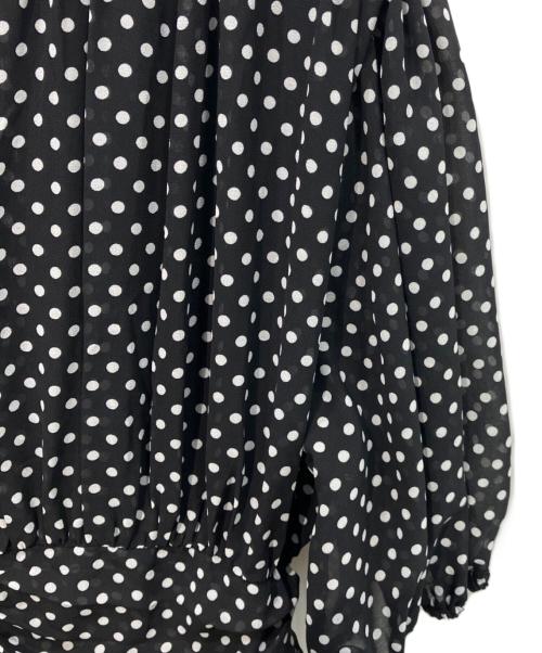 frene（フラーネ）Frene (フラーネ) ドットティアードロマンティックワンピ ブラック サイズ:Free 未使用品の古着・服飾アイテム