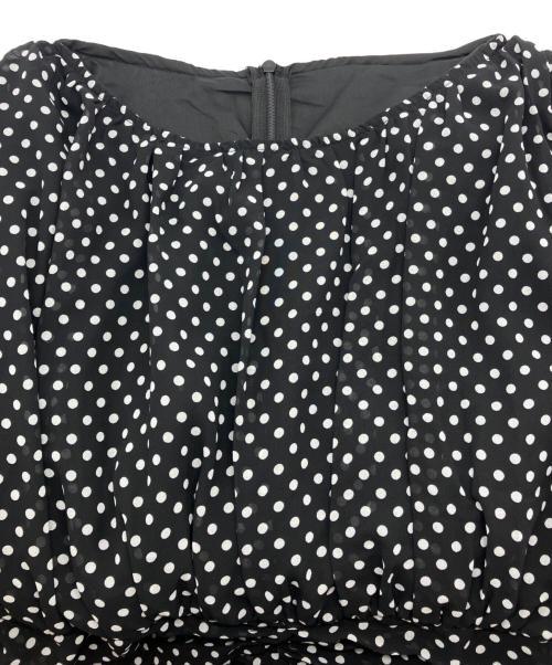 frene（フラーネ）Frene (フラーネ) ドットティアードロマンティックワンピ ブラック サイズ:Free 未使用品の古着・服飾アイテム