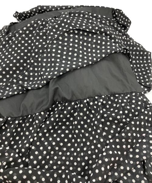 frene（フラーネ）Frene (フラーネ) ドットティアードロマンティックワンピ ブラック サイズ:Free 未使用品の古着・服飾アイテム