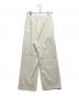 MUSE de Deuxieme Classe (ミューズ ドゥーズィエム クラス) stretch twill タックパンツ ホワイト サイズ:38：8000円