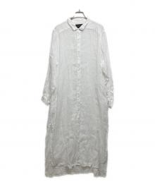 JOIN CLOTHES（ジョイン クローズ）の古着「SHIRT DRESS」｜ホワイト