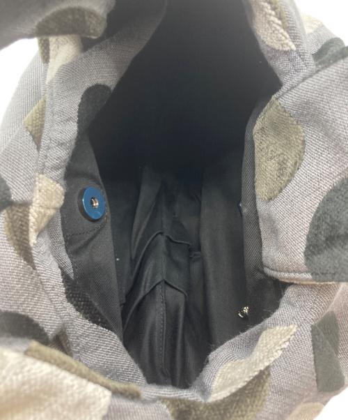 Think Bee!（シンクビー!）Think Bee! (シンクビー!) ドット柄ハンドバッグ グレーの古着・服飾アイテム