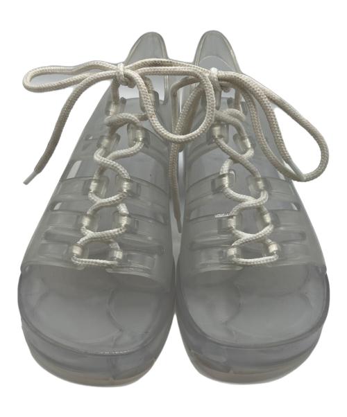BOTTEGA VENETA（ボッテガベネタ）BOTTEGA VENETA (ボッテガベネタ) レースアップクリアサンダル　GLASS JELLY クリア サイズ:-の古着・服飾アイテム