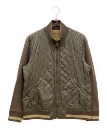 BURBERRY BLACK LABEL（バーバリーブラックレーベル）の古着「キルティングジャケット」｜カーキ