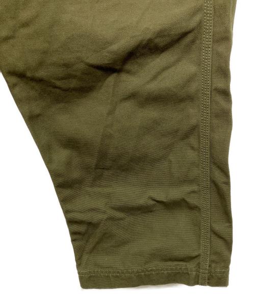 MOMOTARO JEANS（桃太郎ジーンズ）MOMOTARO JEANS (桃太郎ジーンズ) 出陣ダック・ペインタークロップドパンツ グリーン サイズ:W36の古着・服飾アイテム