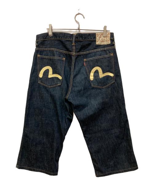 EVISU（エヴィス）EVISU (エヴィス) カモメクロップドデニムパンツ インディゴ サイズ:W36の古着・服飾アイテム
