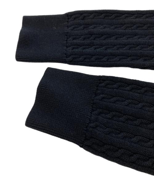 POLO RALPH LAUREN（ポロ・ラルフローレン）POLO RALPH LAUREN (ポロ・ラルフローレン) ケーブルニットカーディガン ブラック サイズ:XL 未使用品の古着・服飾アイテム