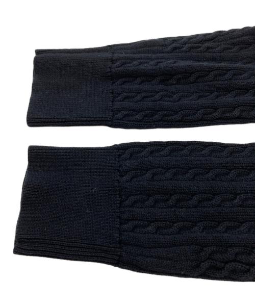 POLO RALPH LAUREN（ポロ・ラルフローレン）POLO RALPH LAUREN (ポロ・ラルフローレン) ケーブルニットカーディガン ブラック サイズ:XL 未使用品の古着・服飾アイテム