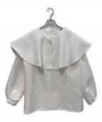 OHGAオオガ）の古着「BIG COLLAR BLOUSE　OHGA-1137」｜ホワイト