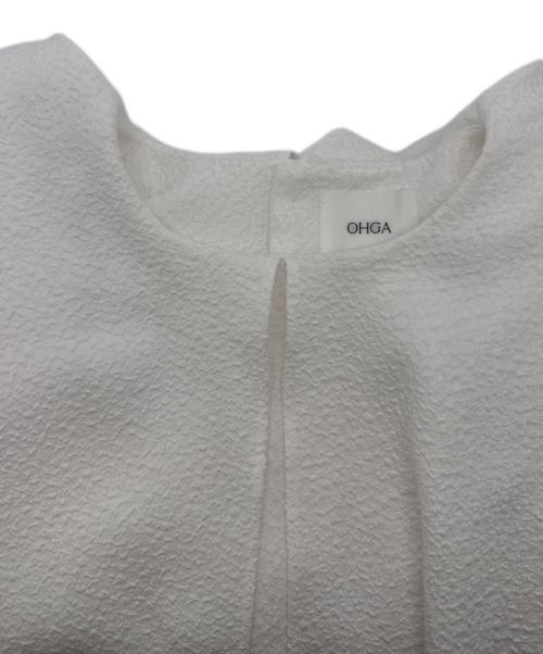 OHGA（オオガ）OHGA (オオガ) BIG COLLAR BLOUSE　OHGA-1137 ホワイト サイズ:Freeの古着・服飾アイテム
