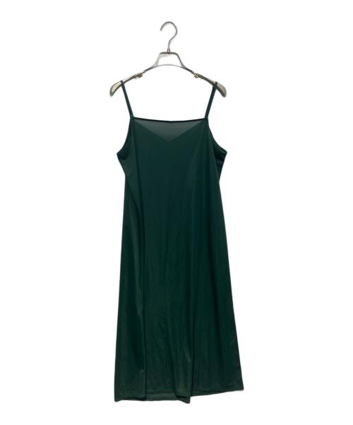 Sybilla（シビラ）Sybilla (シビラ) タッキングデザインドレス グリーン サイズ:Lの古着・服飾アイテム