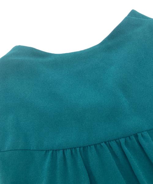 Sybilla（シビラ）Sybilla (シビラ) タッキングデザインドレス グリーン サイズ:Lの古着・服飾アイテム
