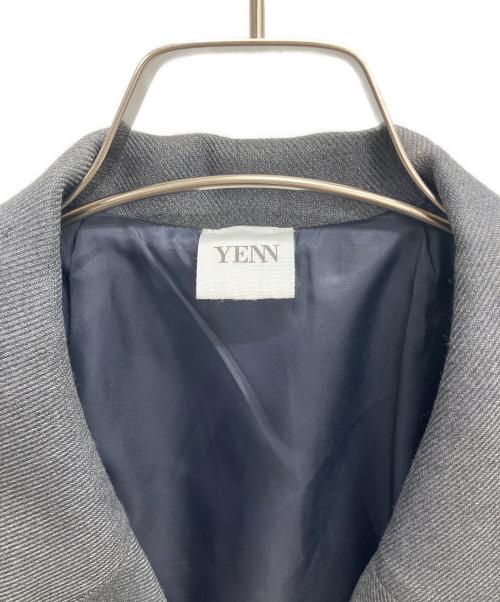 YENN（イエン）YENN (イエン) WOOL BLEND JACKET COAT グレー サイズ:FREE 未使用品の古着・服飾アイテム