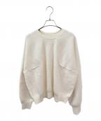 RIM.ARKリムアーク）の古着「Elastic touch basic knit」｜ホワイト