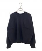 RIM.ARKリムアーク）の古着「Elastic touch basic knit」｜ブラック