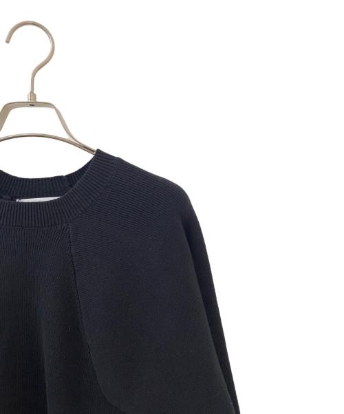 RIM.ARK（リムアーク）RIM.ARK (リムアーク) Elastic touch basic knit ブラック サイズ:Freeの古着・服飾アイテム