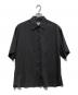 TODAYFUL（トゥデイフル）の古着「Silk100% Halfsleeve Shirts　 25AW　12520413」｜チャコールグレー