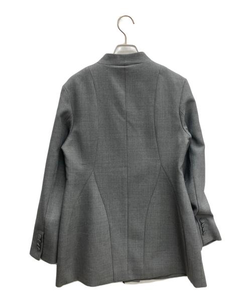 Ameri（アメリ）AMERI (アメリ) WAVE SWITCHING CONSTRUCTIVE JACKET グレー サイズ:Sの古着・服飾アイテム