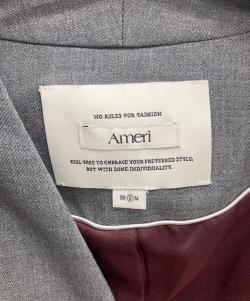 Ameri（アメリ）AMERI (アメリ) WAVE SWITCHING CONSTRUCTIVE JACKET グレー サイズ:Sの古着・服飾アイテム