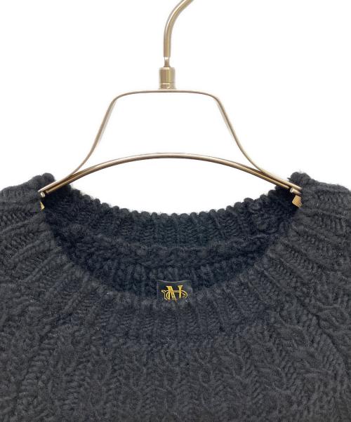 BATONER（バトナ―）BATONER (バトナ―) SPREAD ALAN CREW NECK ブラック サイズ:1の古着・服飾アイテム