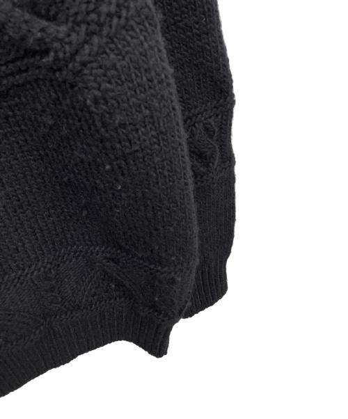 BATONER（バトナ―）BATONER (バトナ―) SPREAD ALAN CREW NECK ブラック サイズ:1の古着・服飾アイテム