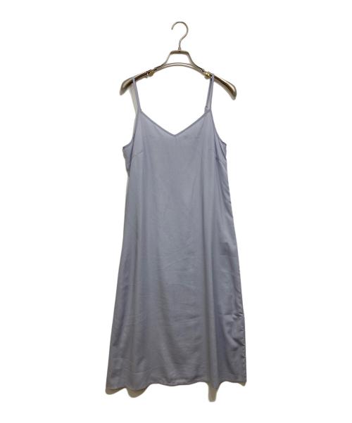 Snidel（スナイデル）Snidel (スナイデル) プリーツロングワンピ ブルーの古着・服飾アイテム